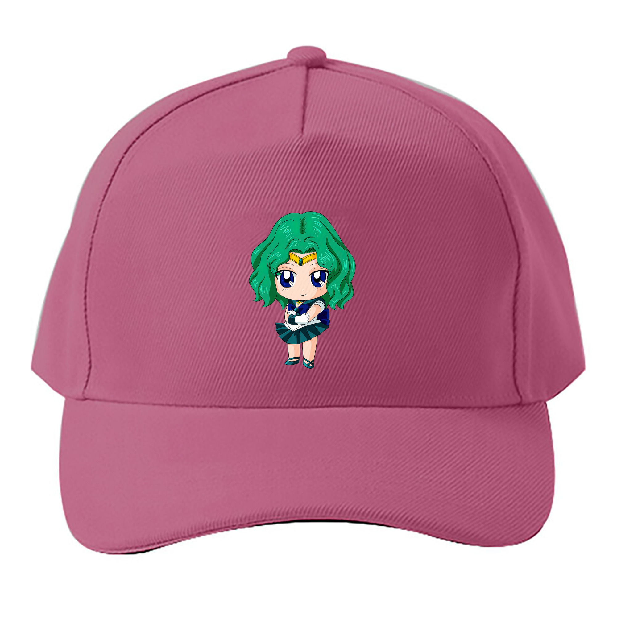 （画像用） 美少女戦士セーラームーン 海王 みちる（かいおう みちる） Sailor Moon Kaiou Michiru ベースボールキャップ 綿100％ 男女兼用 帽子 スポーツ